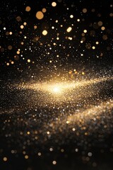 Sparkling gold glitter