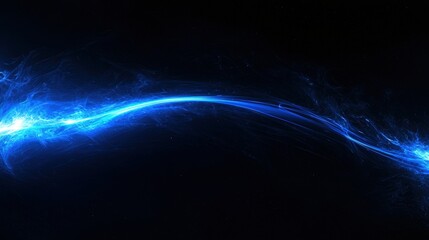 Naklejka premium Abstract blue energy flow