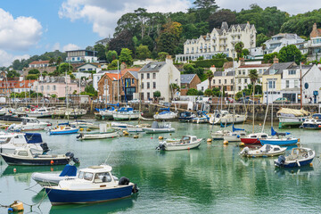 Obraz premium St Aubin harbour on the island of Jersey