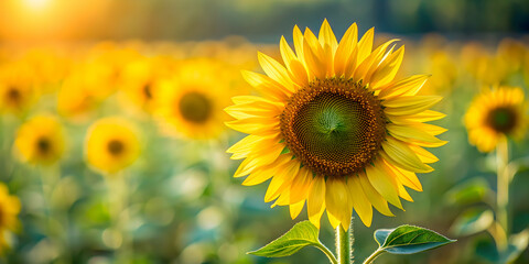 Close-up of a sunflower facing away from the camera, sunflower, backside, petals, yellow, plant, nature, bloom, flower, close-up