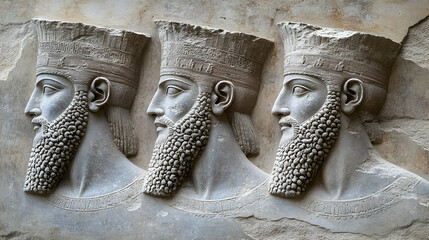 Ancient Babylonia and Assyria bas relief
