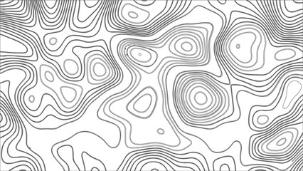 Topography vector background, banner. Imitation of a geographical map, contour lines. Modern design with topographic wavy pattern design.paper texture Imitation of a geographical map shades	
