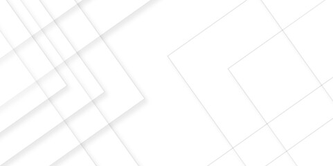 Abstract white and grey geometric overlapping square pattern background with shadow. paper texture design Abstract white background can use for design, background concept, vector illustration.	
