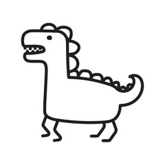 Dinosaurs Vector Doodles. art