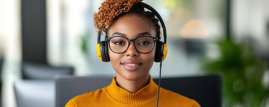 Customer service representative providing technical support via video call, symbolizing remote assistance and troubleshooting Video call support, Remote customer service