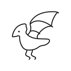 Dinosaurs Vector Doodles. art