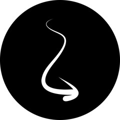 Single isolated icon with outline style icon on white background