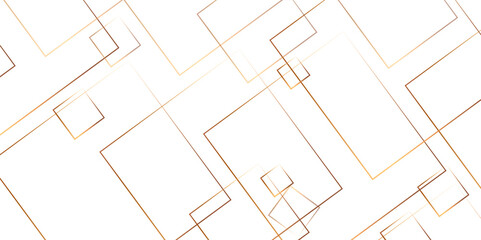 Modern minimal and clean white gold background with realistic line wave geometric circle shape, abstract white and gold colors with lines pattern texture computer geometric digital connection design .