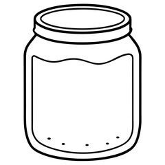 jam line  art vector illustration 