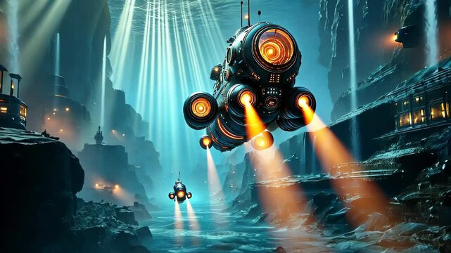 Underwater Exploration with Futuristic Submersibles