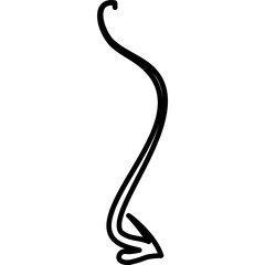 Single isolated icon with outline style icon on white background