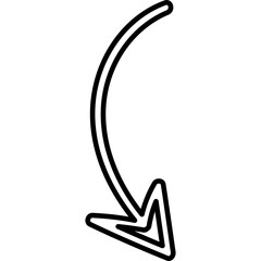 Single isolated icon with outline style icon on white background