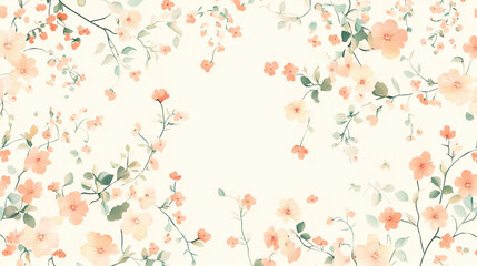 Floral seamless pattern .