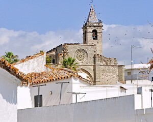 VEJER DE LA FRONTERA , WHITE TOWN IN CADIZ PROVINCE.