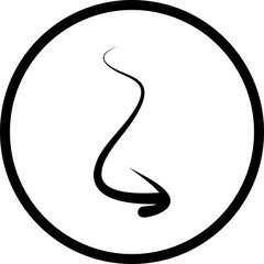 Single isolated icon with outline style icon on white background