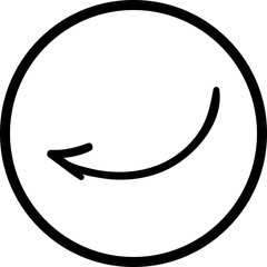 Single isolated icon with outline style icon on white background