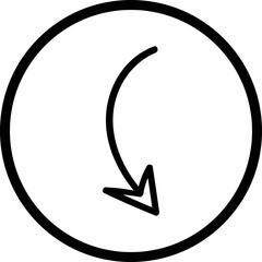 Single isolated icon with outline style icon on white background