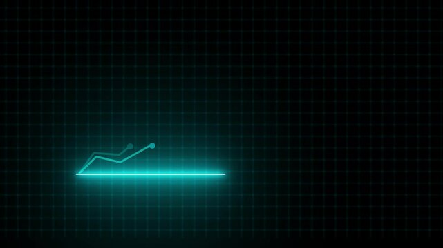Digital financial business chart bars, Financial investment trends around the world, Big data and stock market, Business and finance background concept.