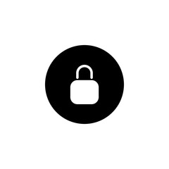 Lock icon. Padlock icon. Pad lock. Security.