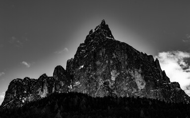 Berg Santnerspitze in S&uuml;dtirol
