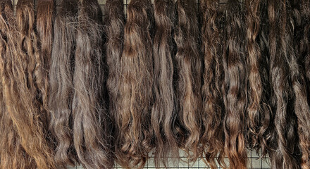 real hair types for hair extensions and wig, toupee