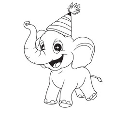happy elephant