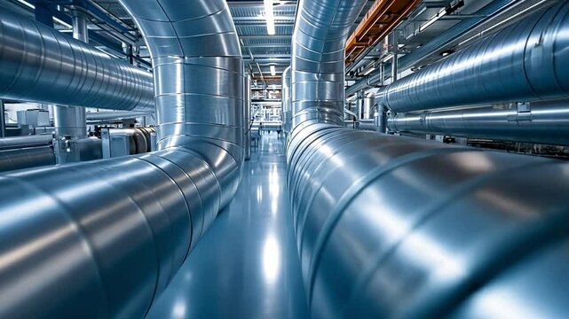 ventilation system rendering footage