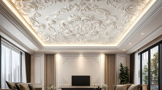 Transform Your Space with Stunning Ceiling Wallpaper 1 Ceiling Wallpaper