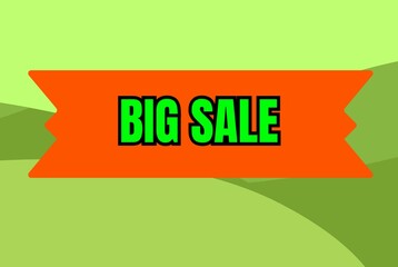 Big sale flash sale offer mega discount colorful background design