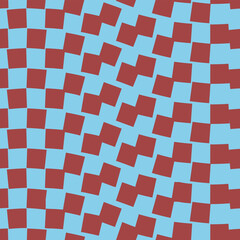 Psychedelic checkerboard poster