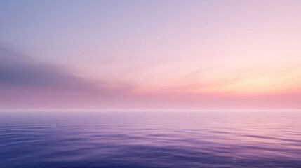 Serene dusk sky with light purple hues and a soft gradient transitioning into deep blue
