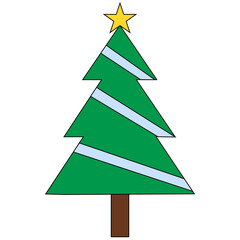 Fototapeta premium abstract christmas tree