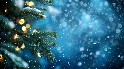 Merry Christmas and Happy New Year Holiday background. Xmas banner and web poster. Festive Greeting card