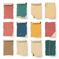  note paper piece label vintage grunge tape label ripped tag message adhesive tape color colorful card sign business office