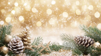 Merry Christmas and Happy New Year Holiday background. Xmas banner and web poster. Festive Greeting card