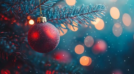 Merry Christmas and Happy New Year Holiday background. Xmas banner and web poster. Festive Greeting card