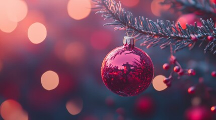 Merry Christmas and Happy New Year Holiday background. Xmas banner and web poster. Festive Greeting card