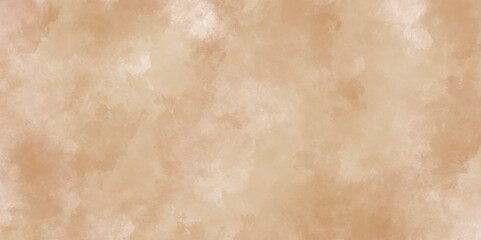Old brown paper parchment banner with distressed vintage grunge texture, Abstract Background Texture Pattern with brown color, Heavily Mixed Wall Art paper texture, rustic dark wood with stains.