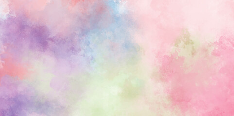 blur holographic rainbow foil iridescent panoramic texture with cloudy stains, amazing colorful abstract watercolor texture, Holographic rainbow color paper texture.