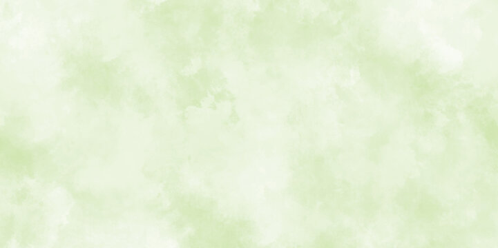 grunge light mint green watercolor background clouds texture backdrop, grunge bright blue abstract design paper textured, brush painted green nature watercolor on paper with smoke or clouds texture.
