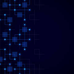 Minimalistic vector texture with linear squares pattern. Creative idea of modern design with abstract geometric background