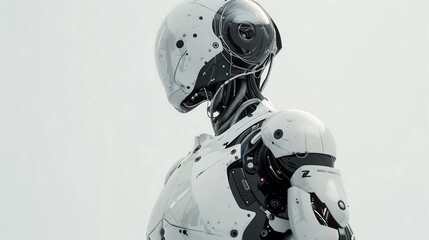 Innovative AI robot designed with advanced artificial intelligence, perfect for automating complex tasks in high-efficiency production environments.


