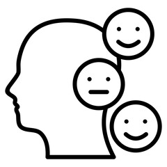 Emotional Awareness  Icon Element For Design