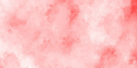 Grunge background frame Soft pink paper texture, pink watercolor background abstract texture with stains, Abstract grainy fantasy smooth light pink watercolor paper texture with clouds.