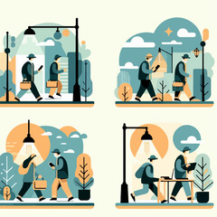 Illustration of people