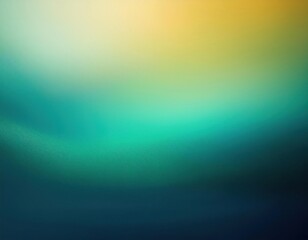 Obraz premium Turquoise and green gradient with glowing light effect