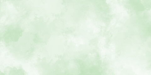 brush painted green nature watercolor on paper with smoke or clouds texture, Abstract grunge blue or mint green texture with blurry fogg or clouds, grunge bright blue abstract design paper textured.