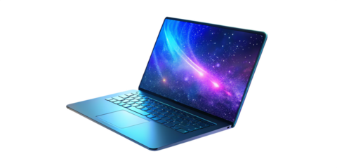 laptop computer isolated on white