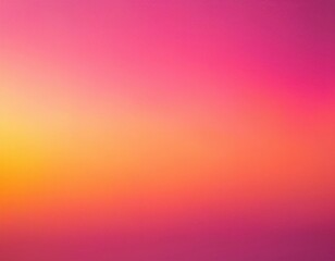 Obraz premium Bright sunset gradient with vibrant pink and orange tones