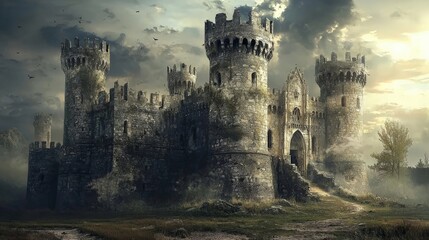 A castle where political injustice is the foundation, built on the backs of the oppressed, crumbling under its own weight